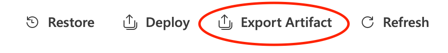 Export Artifact